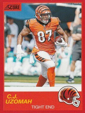 C.J. Uzomah - 2019 Panini-Score Football Series Card